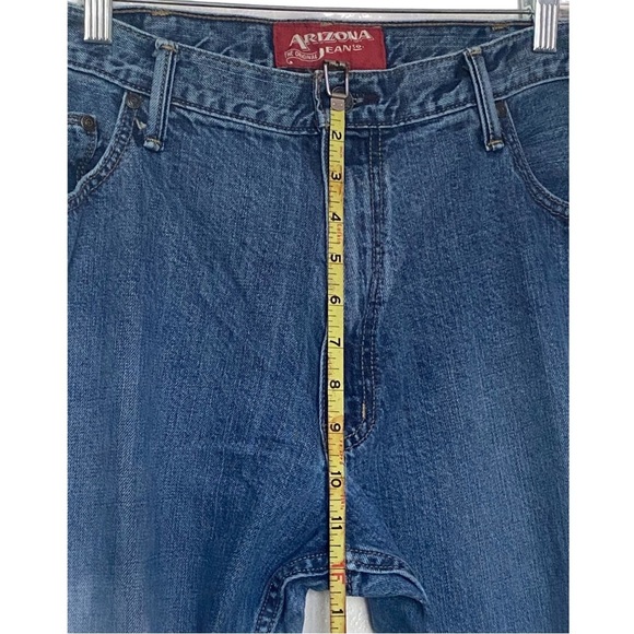 Y2K Relax Jeans Straight Mid Blue Mid Rise Western Cowboy Rodeo Durable 38x32 - Picture 8 of 10